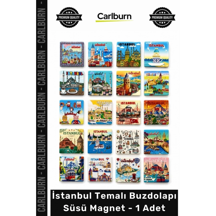 #Magnet Hediyelik Turistik Şehir Tasarımı Kaliteli Canlı İstanbul Temalı Buzdolapı Süsü Magnet