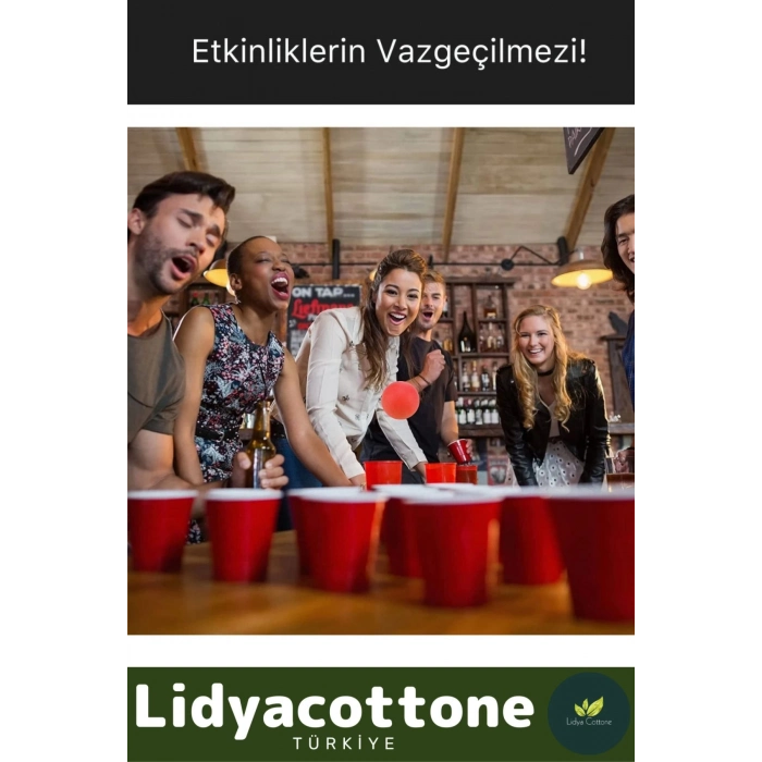 Masa Tenisi Pinpon Topu Çantalı Kaliteli Etkinlik 60 Adet Beyaz Canlı Ping Pong Sekme