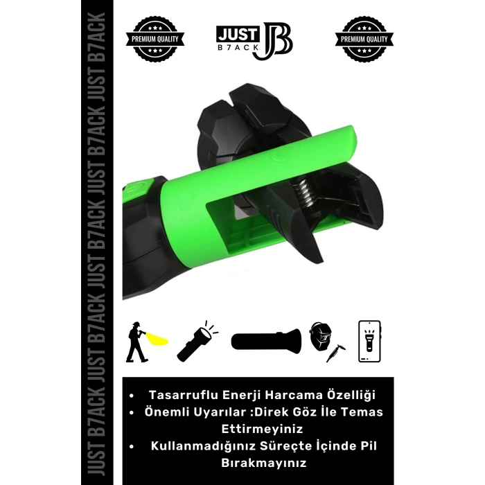 #MıknatıslıLamba 2 Modlu Kauçuk Mıknatıs Sabitlenir Asılabilir 220V Şarjlı Kamp Ev Ofis Led Ampül