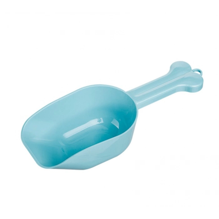 #Petshop Dayanıklı Plastik Ergonomik Saplı Kemik Tasarımlı Ölçülü Pratik Kedi Köpek Mama Kepçesi
