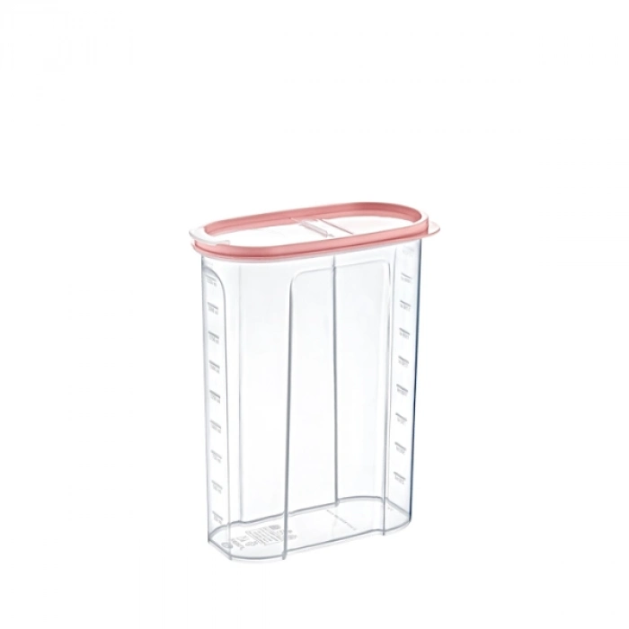 A Kalite Plastik Taze Besin Saklama Hava Geçirmez Kapaklı Hijyenik Depolama Mama Kabı 2.4 Litre
