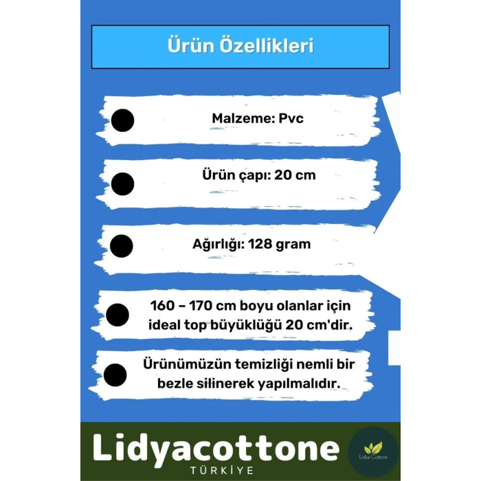 Mini Gymball 20cm Mavi Pilates Denge Egzersiz Topu Profesyonel Seri Şişirme Pompa