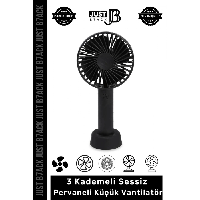 #MiniElFanı Usb Şarjlı 3 Kademeli Sessiz Taşınabilir Mini Fan Pervaneli Soğutucu Küçük Vantilatör