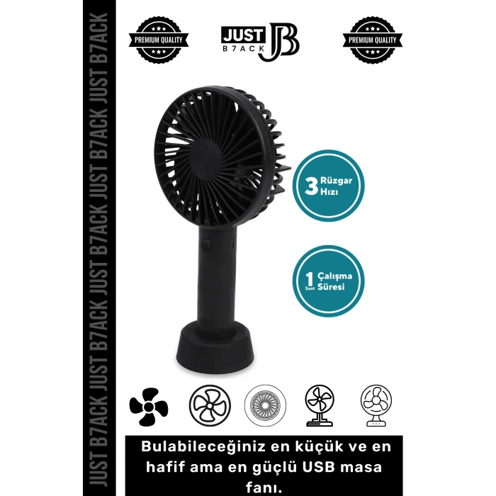 #MiniElFanı Usb Şarjlı 3 Kademeli Sessiz Taşınabilir Mini Fan Pervaneli Soğutucu Küçük Vantilatör