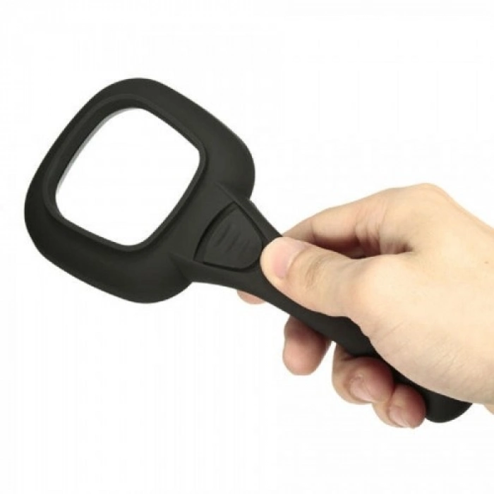 #Büyüteç Sahte Para Kontrol Merceği Sabit Ayaklı Profesyonel 6 Ledli Mor Işıklı Büyüteç 60mm