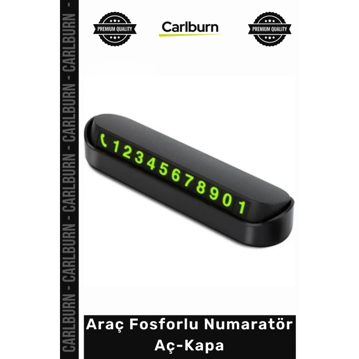 #Numaratör Şık Tasarım Pratik Mıknatıslı Magnetli Rakamlı Fosforlu Araç Fosforlu Numaratör Aç-Kapa