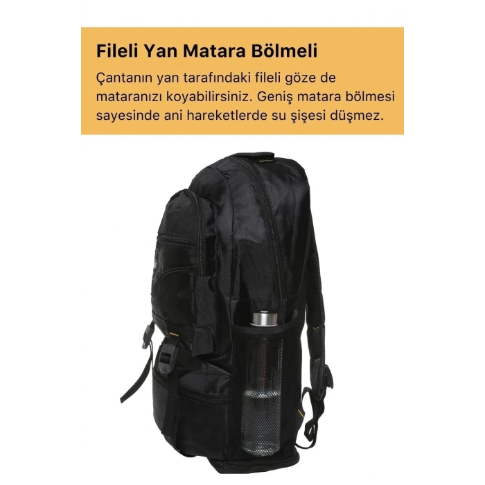 Ortopedik Su Geçirmez Konfor Modeli Fermuarlı Büyük Boy Çok Gözlü Bölmeli Kamp Outdoor Sırt Çantası