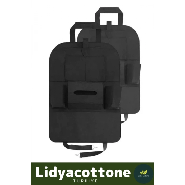 Oto Koltuk Arkası Organizer Araç İçi Organizeri Keçe Dayanıklı Üretim Pratik Sökülüp Takılır