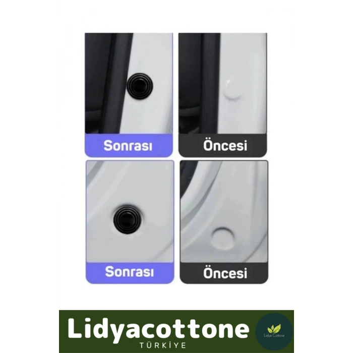 Otomobiller Için Kapı Çarpma Önleyici Araba Araç Bagaj Kapısı Darbe Ses Emici 10 Adet