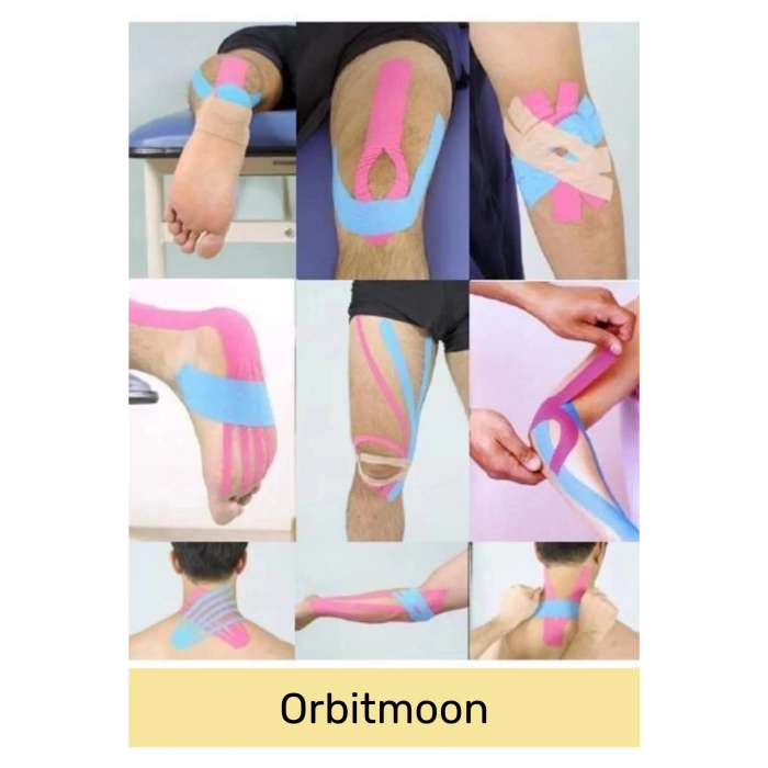 Özel Etkili Büyük Boy Kas Eklem Bel Bacak Kol Boyun Sırt Omuz Karın Kalça Ağrı IsıI Bandı 5cm x 5m