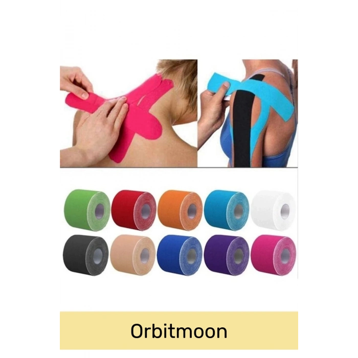 Özel Etkili Büyük Boy Kas Eklem Bel Bacak Kol Boyun Sırt Omuz Karın Kalça Ağrı IsıI Bandı 5cm x 5m