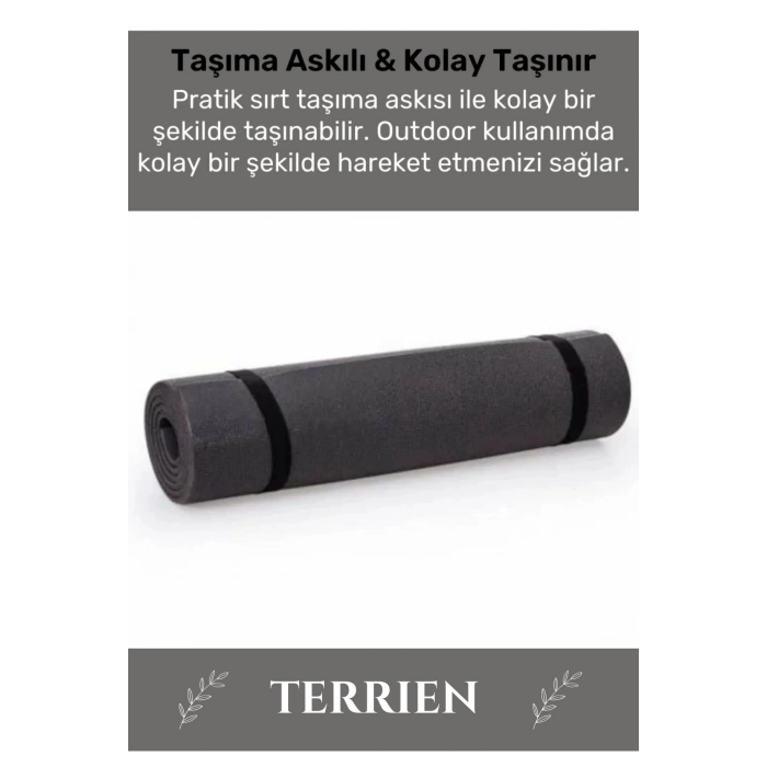 Özel Konfor Modeli Çift Taraflı Kaymaz Silinebilir Antibakteriyel Yoga Meditasyon Minderi 6,5mm Mat