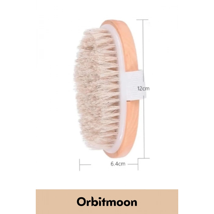 Özel Seri %100 Doğal Cilt Bakım Selülit Çatlak Giderici At Kılı Banyo Fırçası Kuru Masaj Aleti