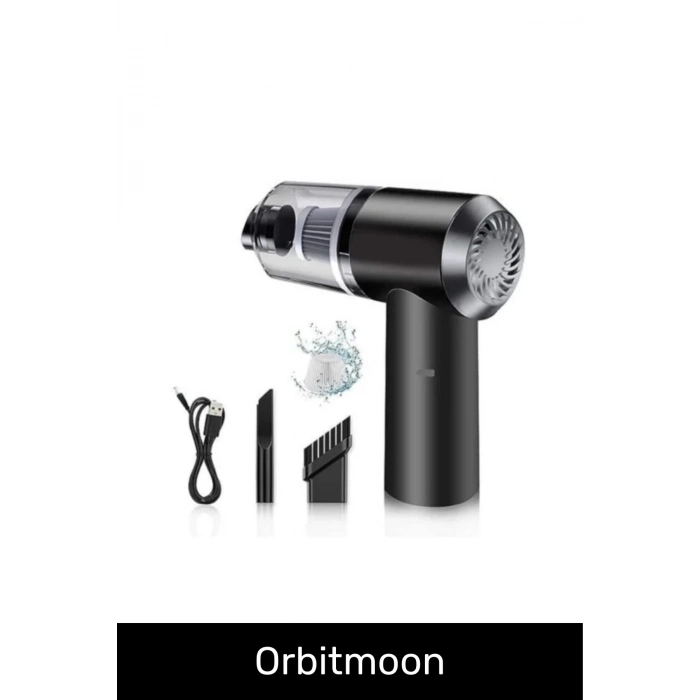 Özel Seri 9000Pa Çekiş 4000mAh Pil Otomatik Aydınlatmalı Taşınabilir Katlanabilir Araç Süpürgesi