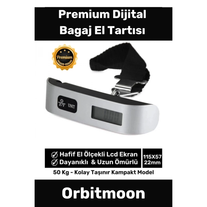 Özel Seri Dijital Lcd Ekran Bavul Ağırlık Çok Amaçlı Taşınabilir Bagaj El Tartısı Max 50 Kg