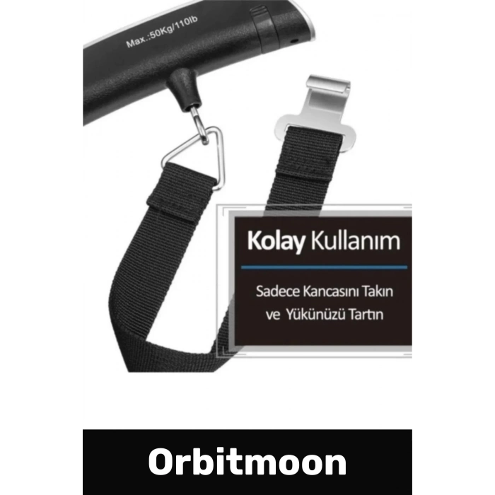 Özel Seri Dijital Lcd Ekran Bavul Ağırlık Çok Amaçlı Taşınabilir Bagaj El Tartısı Max 50 Kg