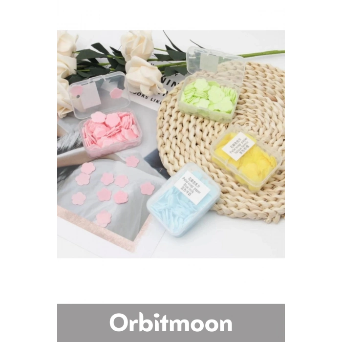 Özel Seri Dış Mekan Çok Dilimli Taşınabilir Kamp Çocuk Tuvalet Pratik Çiçek Desenli Sihirli Sabun