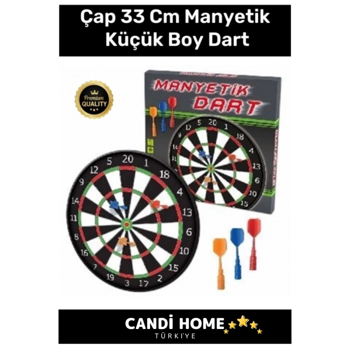 Özel Seri Eğitici Zeka Geliştirici Öğretici Eğlence Aile Manyetik Dart Küçük Boy Çap 33 Cm
