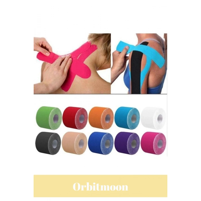 Özel Seri Etkili Büyük Boy Kas Eklem Bel Bacak Kol Boyun Sırt Omuz Karın Ağrı Isı Bandı 5cm x 5m