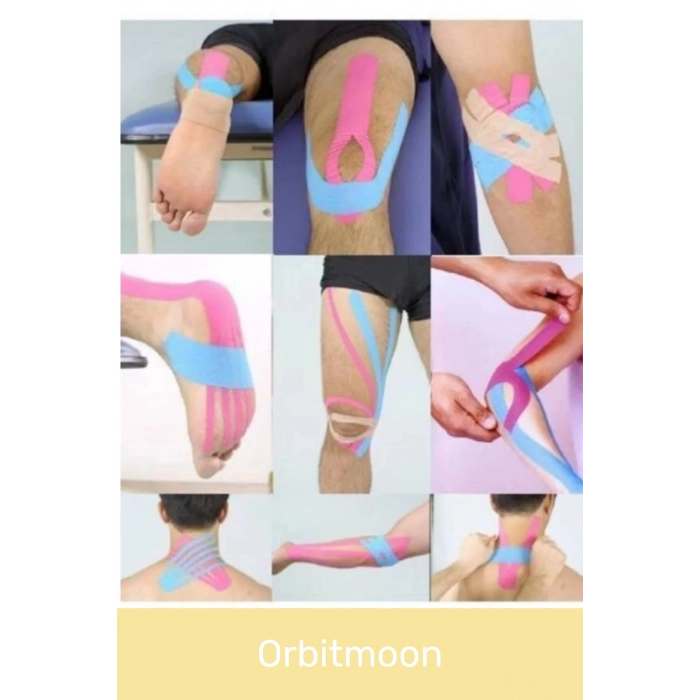 Özel Seri Etkili Büyük Boy Kas Eklem Bel Bacak Kol Boyun Sırt Omuz Karın Ağrı Isı Bandı 5cm x 5m