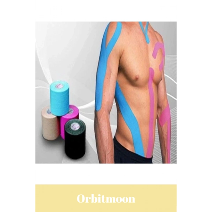 Özel Seri Etkili Büyük Boy Kas Eklem Bel Bacak Kol Boyun Sırt Omuz Karın Ağrı Isı Bandı 5cm x 5m