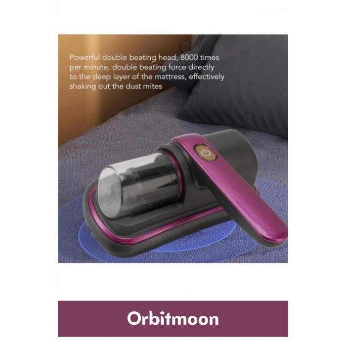 Özel Seri Kompakt UV Işıklı Güçlü Emiş Gücü Elektrikli Yatak Yorgan Örtü Koltuk Temizleme Süpürgesi