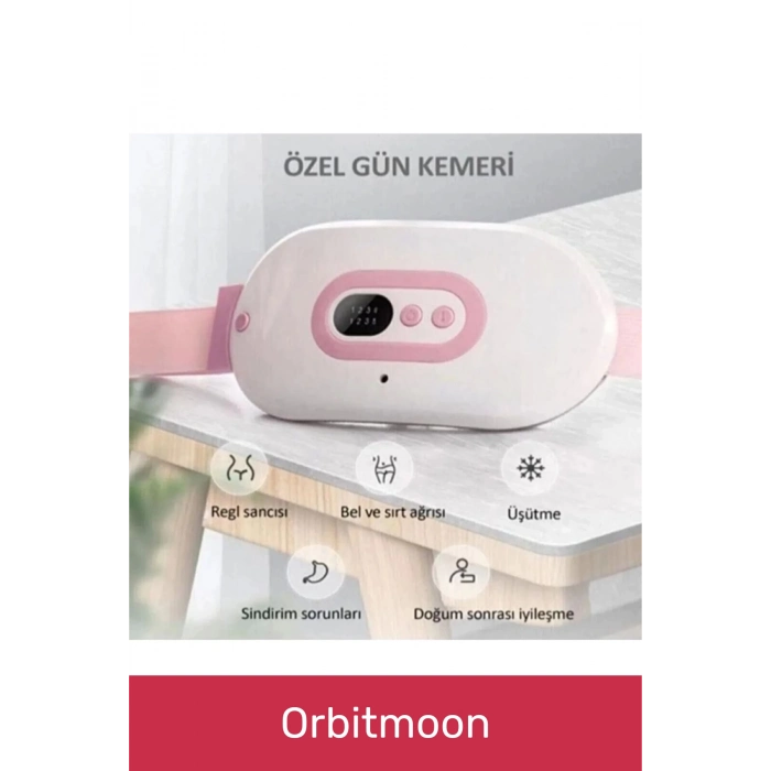 Özel Seri Titreşimli Taşınabilir Sıcak Tutan Regl Ağrıları Dijital Özel Gün Adet Bel Kemeri