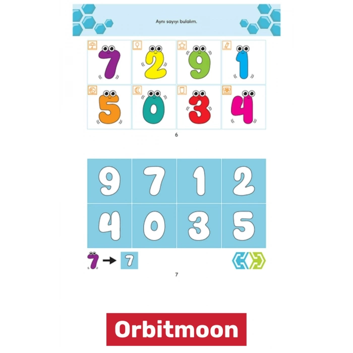 Özel Seri Zeka Geliştirici Okul Çocuk Anne Eğitici Öğretici Görsel ve İşitsel Dikkat Seti 3-4 Yaş