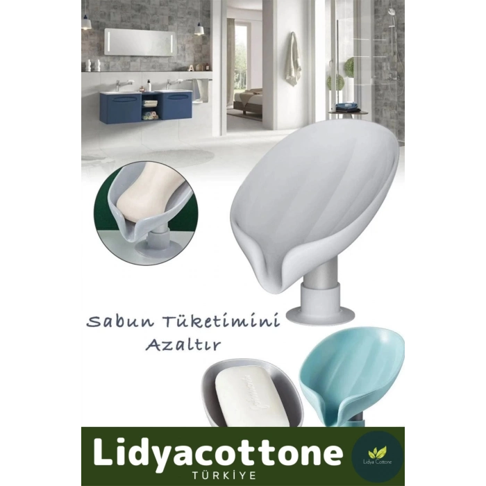 Özel Tasarım Tezgah Üstü Mutfak Banyo Bulaşık Lavabo Vantuzlu Su Tutmaz Giderli Katı Sabunluk