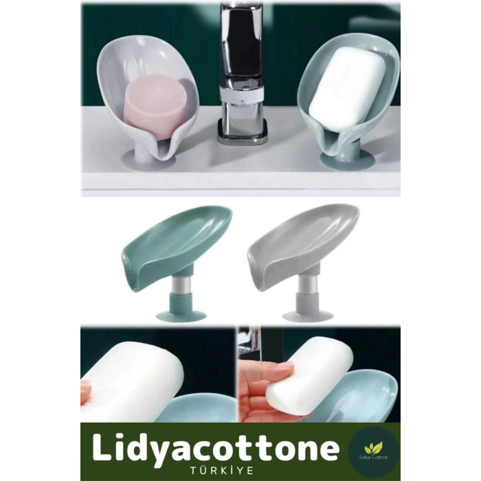 Özel Tasarım Tezgah Üstü Mutfak Banyo Bulaşık Lavabo Vantuzlu Su Tutmaz Giderli Katı Sabunluk