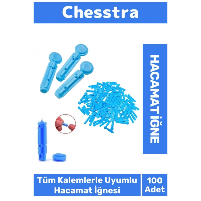 Özel Tüm Kalemlerle Uyumlu Şeker Parmak Delme Profesyonel Hacamat Kalem İğnesi 100 Adet