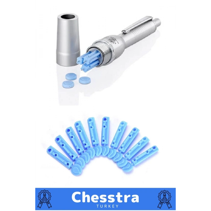 Özel Tüm Kalemlerle Uyumlu Şeker Parmak Delme Profesyonel Hacamat Kalem İğnesi 200 Adet