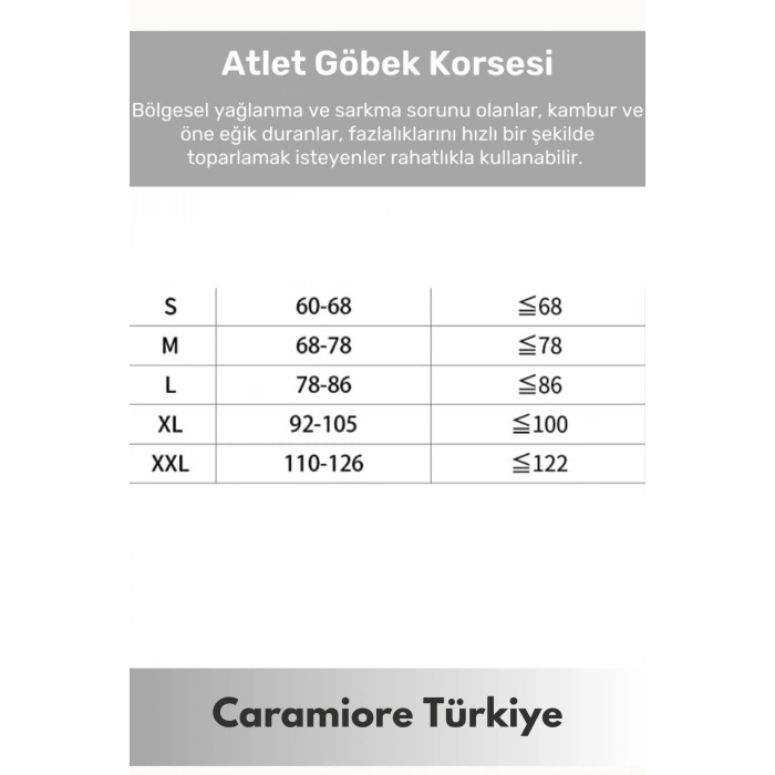 Özel Üretilmiş Bel Göğüs Göbek Toparlayıcı Erkek Extra Göbek Sıkılaştırıcı Siyah Atlet Korse