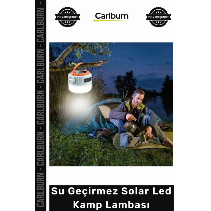 Özel Üretim 1200 mAh USB Şarjlı Su Geçirmez IP45 Taşınabilir Powerbank Güçlü Solar Led Kamp Lambası