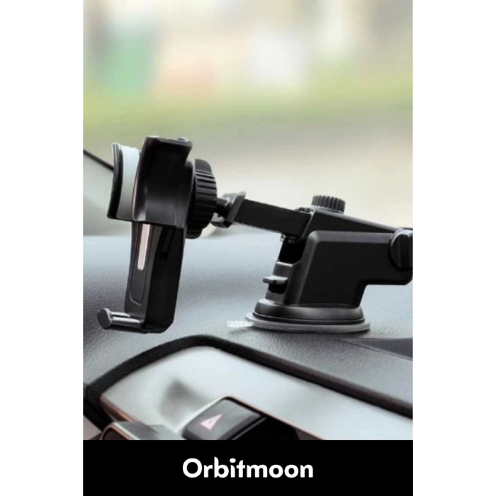 Özel Üretim Dayanıklı Vantuzlu Sağlam Çok Fonksiyonlu 360 Derece Dönebilen Teleskopik Telefon Tutucu