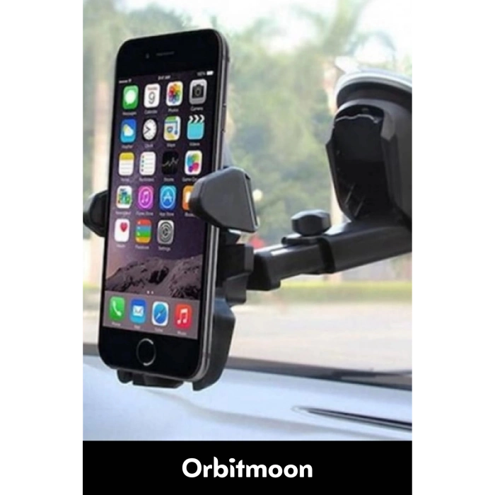 Özel Üretim Dayanıklı Vantuzlu Sağlam Çok Fonksiyonlu 360 Derece Dönebilen Teleskopik Telefon Tutucu