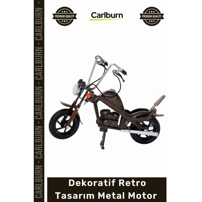 Özel Üretim Dekoratif Retro Tasarım Koleksiyonluk Masaüstü Ofis Aksesuar Dayanıklı Model Metal Motor