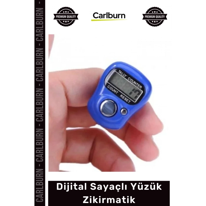Özel Üretim Dijital Sayaçlı Ergonomik Silikon Kayışlı Renkli Ayarlanabilir Yüzük Zikirmatik