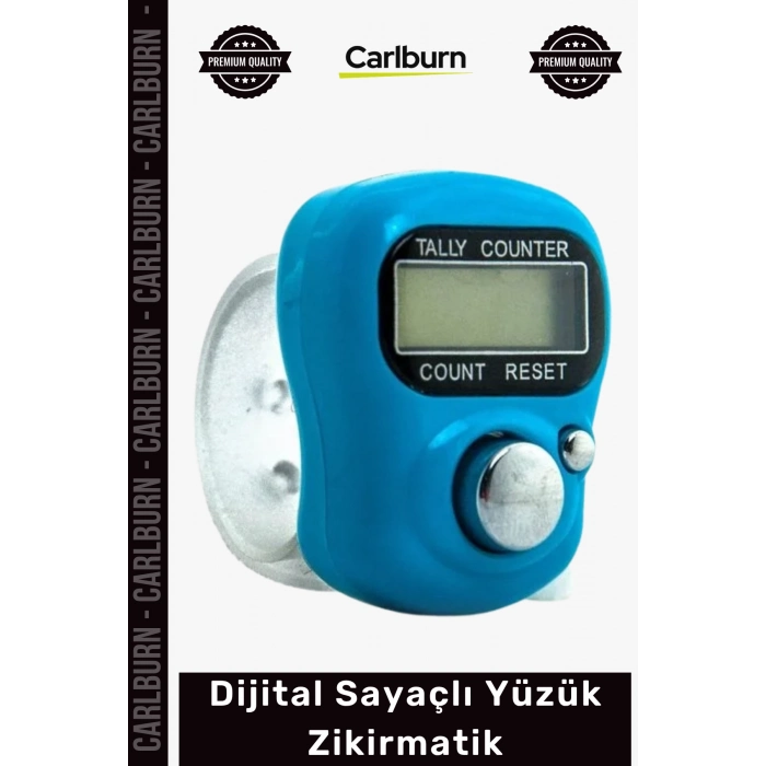 Özel Üretim Dijital Sayaçlı Ergonomik Silikon Kayışlı Renkli Ayarlanabilir Yüzük Zikirmatik