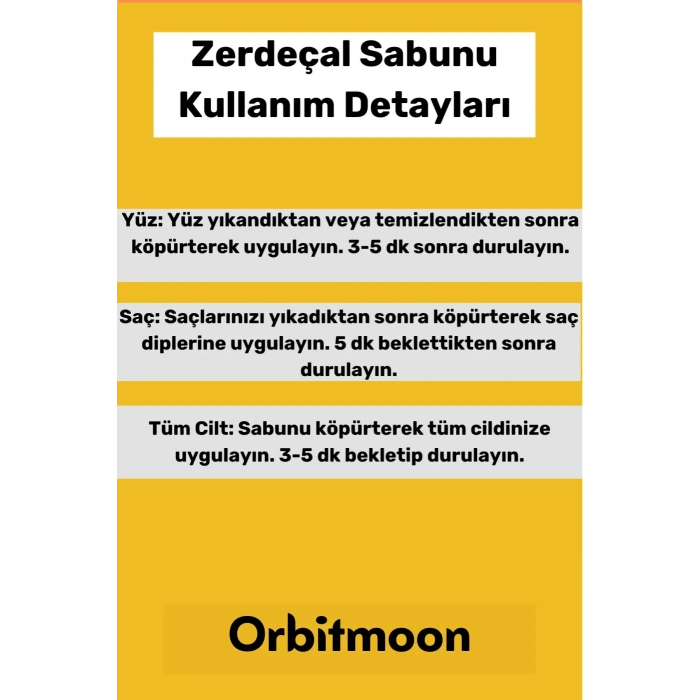 Özel Üretim Doğal El Yüz Saç Vücut Güzel Koku Leke Karşıtı Orijinal Zerdeçal Ekstraktı Sabun 10 Adet
