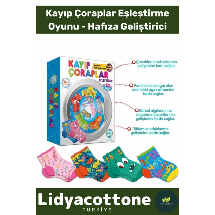 Özel Üretim Eğlendiren Zeka Geliştiren Eğitici El Göz Koordinasyonu Kayıp Çoraplar Eşleştirme Oyunu