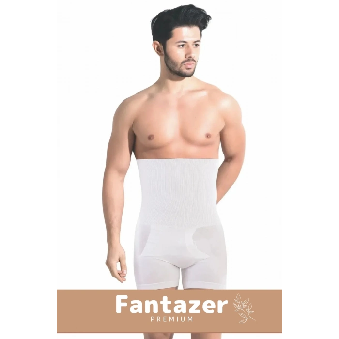 Özel Üretim Fit Görünüm Sağlayan Inceltici Rahat Atlet Ve Boxer Inceltici Erkek Korse 2li Set