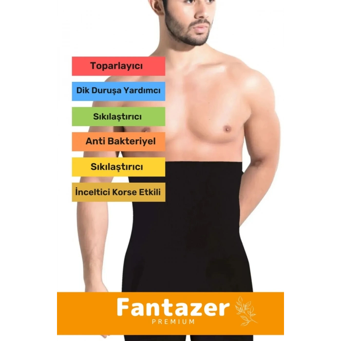 Özel Üretim Göbek Düzleştirici Toparlayıcı Sıkılaştırıcı Bel Inceltici Erkek Duble Boxer Korse