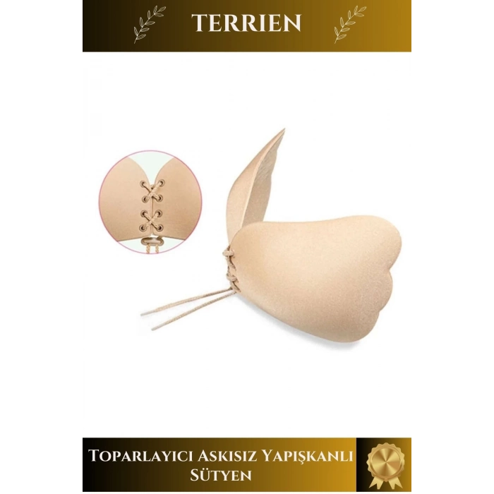 Özel Üretim Kaymaz Dikişsiz Göğüs Dikleştirici Dolgun Gösteren Toparlayıcı Askısız Yapışkanlı Sütyen