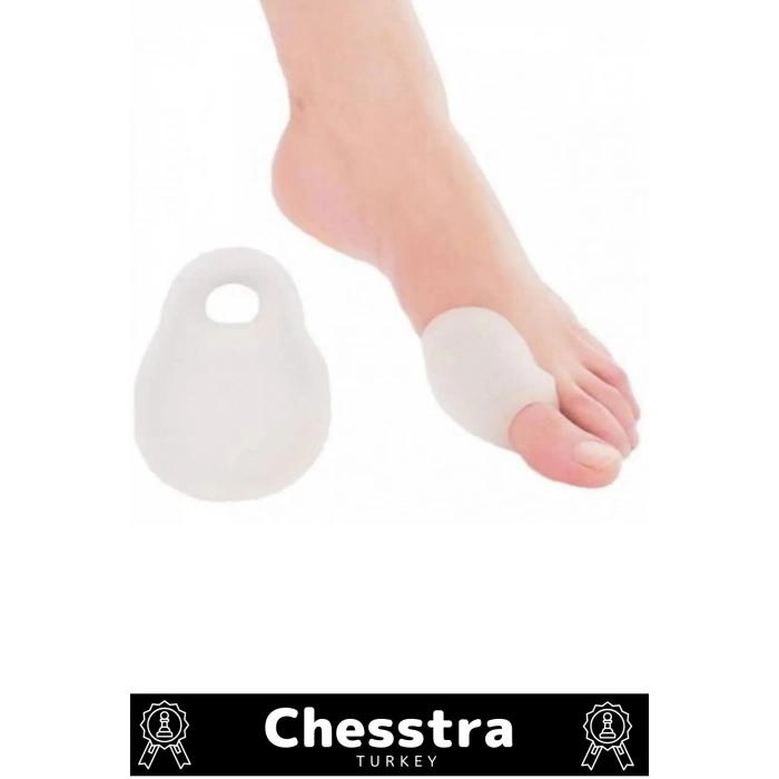 Özel Üretim Kemik Ayak Baş Parmak Bunyon Makarasız Halluks Valgus Silikon Koruyucu 2 Çift