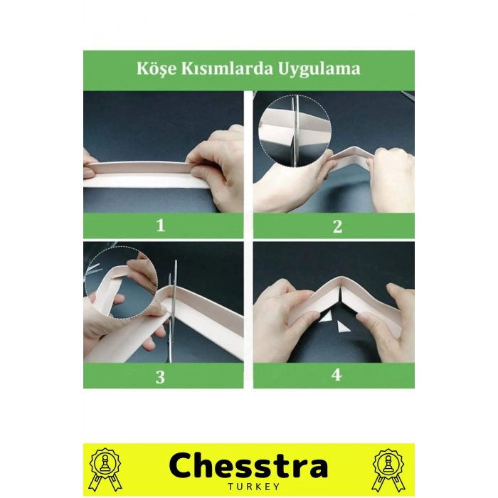 Özel Üretim Lavabo Tezgah Klozet Banyo Pencere Duş İzolasyon 3.2m Su Geçirmez Sızdırmaz Bant 1 Adet