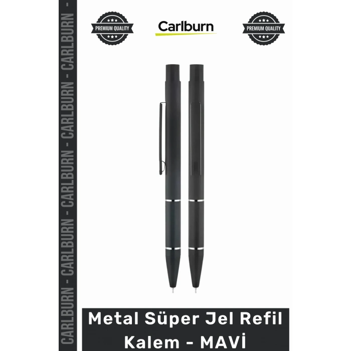 Özel Üretim Lüks Kaliteli Ofis Kırtasiye Roller Yedek Yazım Metal Süper Jel Refil Kalem MAVİ