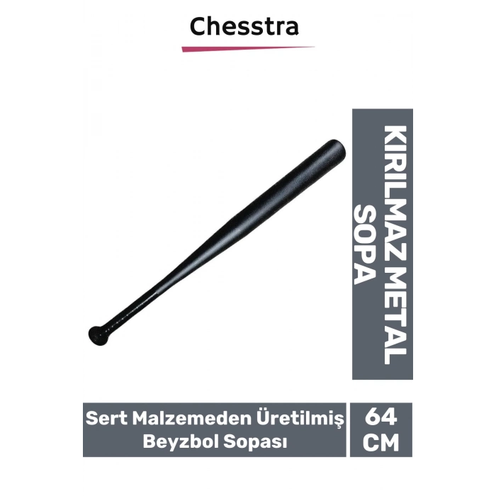 Özel Üretim Modern Zarif Kırılmaz Rahat Kavrama Kaliteli Metal Baseboll Beyzbol Sopası 64 Cm
