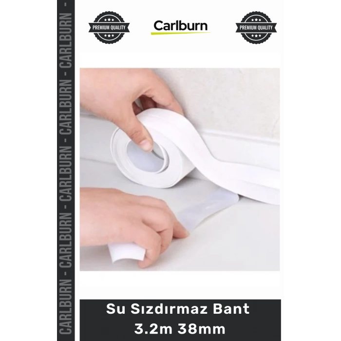 Özel Üretim Mutfak Banyo Lavabo Kenar Koruyucu Küf Önleyici Sızdırmazlık Su Sızdırmaz Bant 3.2m 38mm