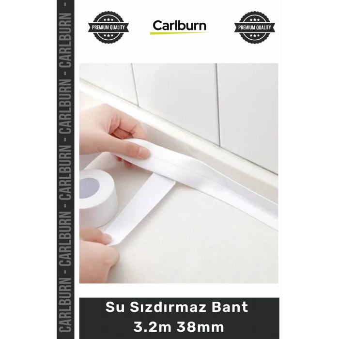 Özel Üretim Mutfak Banyo Lavabo Kenar Koruyucu Küf Önleyici Sızdırmazlık Su Sızdırmaz Bant 3.2m 38mm